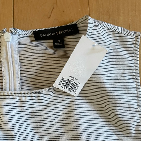 NWT Banana Republic cotton elegant top with bows - Picture 4 of 4